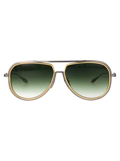 Dita Aviator Sunglasses Dts188 A 02 02 In Green