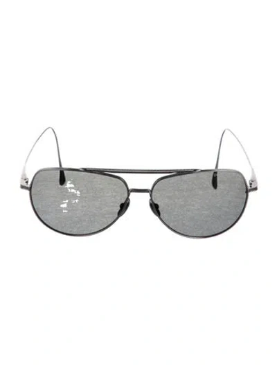 Pre-owned Dita Aviator Tinted Sunglasses In Black