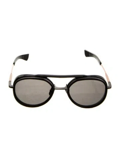 Pre-owned Dita Aviator Tinted Sunglasses In Black
