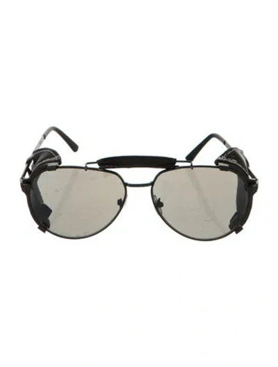 Pre-owned Dita Aviator Tinted Sunglasses In Black