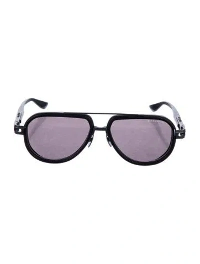 Pre-owned Dita Aviator Tinted Sunglasses In Black
