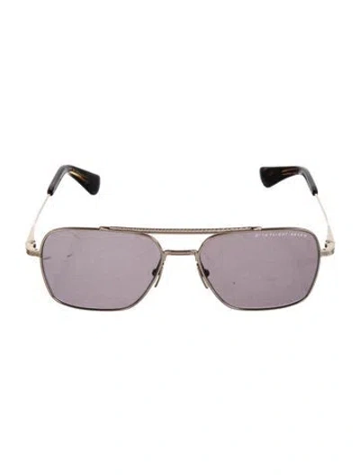 Pre-owned Dita Aviator Tinted Sunglasses In Neutrals