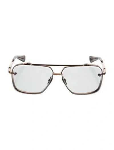 Pre-owned Dita Aviator Tinted Sunglasses In Neutrals