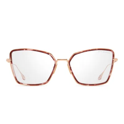 Dita Behcka Oversized Geometric Frame Sunglasses With Tortoiseshell Acetate In Brown