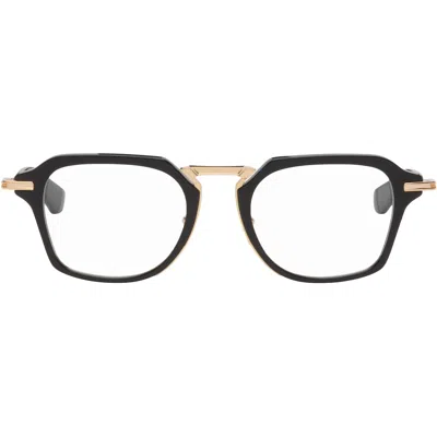 Dita Black & Gold Aegeus Glasses In Multi