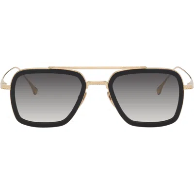 Dita Black & Gold Flight.006 Sunglasses In Multi
