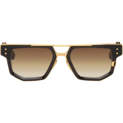 Dita Black & Gold Mach-nine Sunglasses