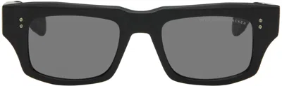Dita Black Cosmohacker Sunglasses In Matte Black