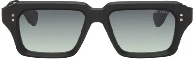 Dita Black Detron Sunglasses In Matte Black - Black