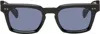 Dita Black Monolix Sunglasses In Black