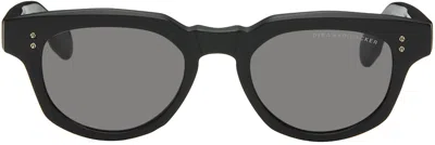 Dita Black Radihacker Sunglasses In Matte Black