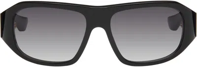 Dita Black Zinzire Sunglasses In Black/yellow Gold