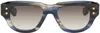 Dita Blue & Brown Lumeks Limited Edition Sunglasses In Cosmic Swirl
