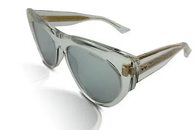 Pre-owned Dita Braindancer Women's Sunglasses Dts525-03 Clear/grey Silver Flash Authentic In Gray