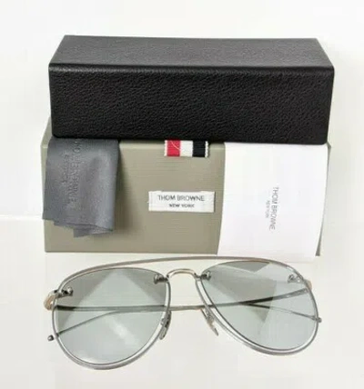 Pre-owned Dita Brand Authentic Thom Browne Sunglasses Tb 113-59-01 Slv-gry Tbs113 Frame In Silver