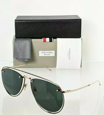 Pre-owned Dita Brand Authentic Thom Browne Sunglasses Tb 113-59-02 Gld-blk Tbs113 Frame In Green