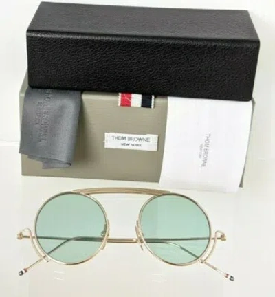 Pre-owned Dita Brand Authentic Thom Browne Sunglasses Tbs 111-01 Gold Tb111 Frame In Green