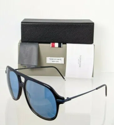Pre-owned Dita Brand Authentic Thom Browne Sunglasses Tbs 805-b-nvy-gld Tbs805 In Blue