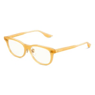 Dita Brehm Demo Oval Unisex Eyeglasses Dtx714-a-02 52 In Yellow