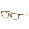 Dita Brehm Dt Dtx714-a-02 Unisex Square Eyeglasses 52mm In Pink