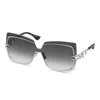 Dita Brokyn Grey Gradient Shield Ladies Sunglasses Dts440-a-02 143 In Gray
