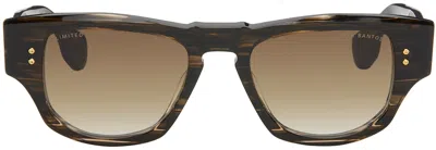 Dita Brown Bantos Limited Edition Sunglasses In Burnt Timber - Brown