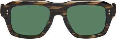 Dita Brown Magnaleapr Limited Edition Sunglasses In Burnt Timber