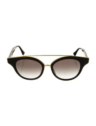Pre-owned Dita Cat-eye Gradient Sunglasses In Black