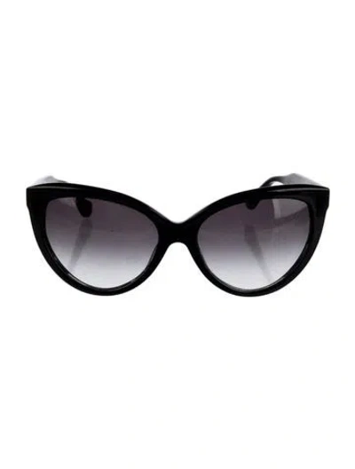 Pre-owned Dita Cat-eye Gradient Sunglasses In Black