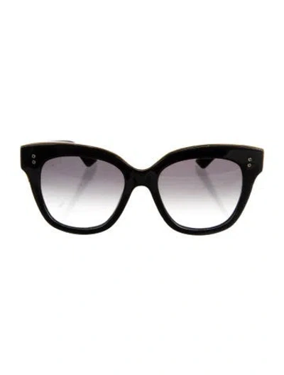 Pre-owned Dita Cat-eye Gradient Sunglasses In Black