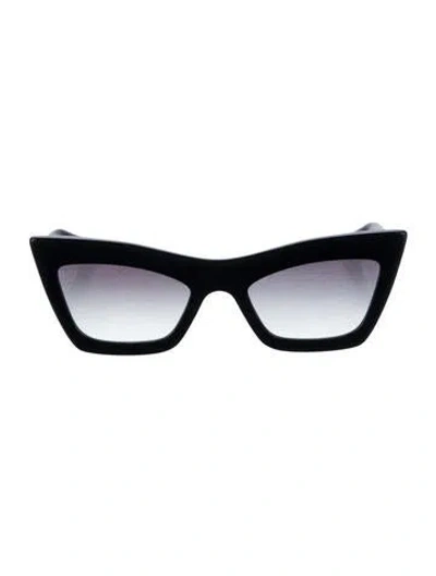 Pre-owned Dita Cat-eye Gradient Sunglasses In Black