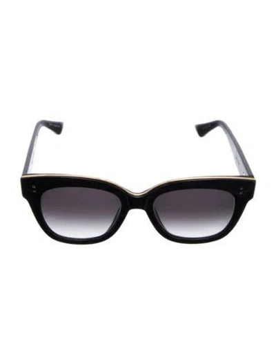 Pre-owned Dita Cat-eye Gradient Sunglasses In Black
