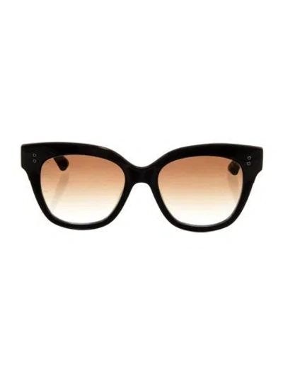 Pre-owned Dita Cat-eye Gradient Sunglasses In Blue
