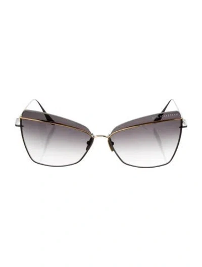 Pre-owned Dita Cat-eye Gradient Sunglasses In Gold
