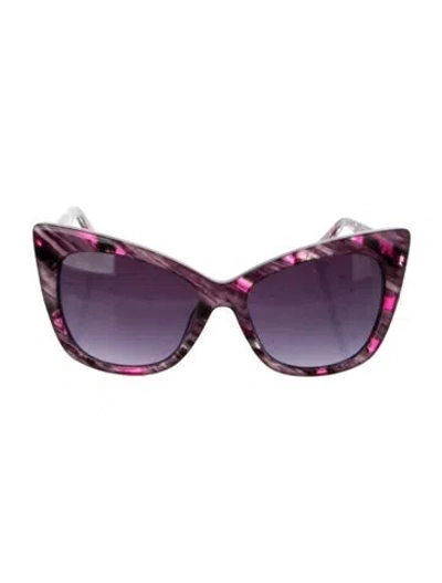 Pre-owned Dita Cat-eye Gradient Sunglasses In Neutrals