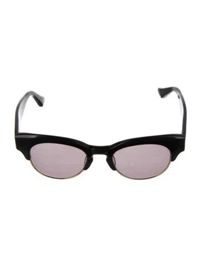 Pre-owned Dita Cat-eye Tinted Sunglasses In Black