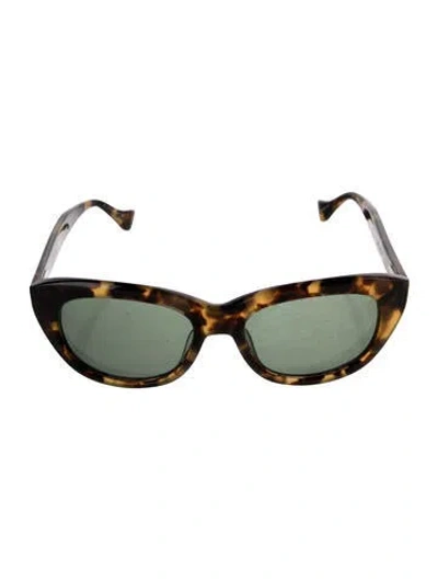 Pre-owned Dita Cat-eye Tinted Sunglasses In Brown