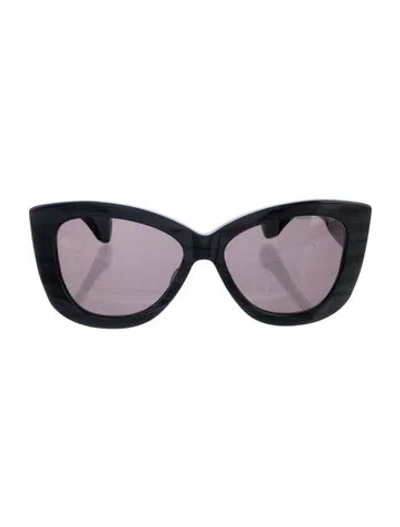 Pre-owned Dita Cat-eye Tinted Sunglasses In Grey