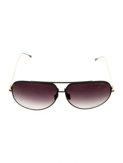 Pre-owned Dita Condor Aviator Sunglasses In Black