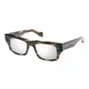 Dita Cosmohacker Demo Rectangular Unisex Eyeglasses Dtx727-a-02 52 In Brown