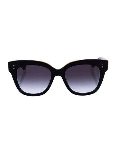 Pre-owned Dita Day Tripper Cat-eye Sunglasses In Black