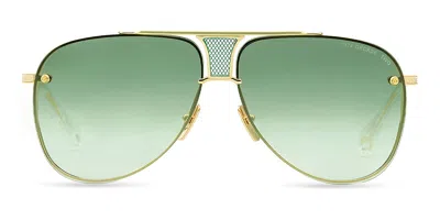 Dita Decade-two Drx-2082-l-gld-clr-62 Men's Sunglasses Gold Size 62