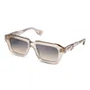 Dita Detron Grey Apricot Gradient Rectangular Unisex Sunglasses Dts459-a-03 52 In Gray