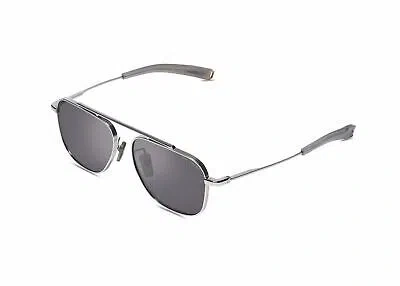 Pre-owned Dita Dls102-57-01-a Lancier Lsa-102 Black Palladium Sunglasses In Grey Polar