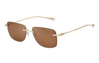 Pre-owned Dita Dls119-a-01 Lancier Lsa-119 Gold Sand Land Brown Sunglasses In Polarized