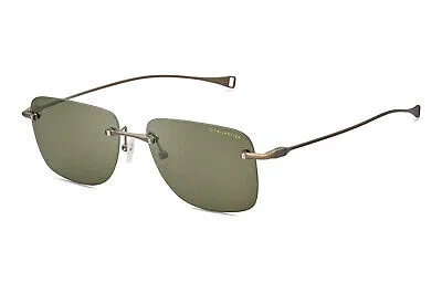Pre-owned Dita Dls119-a-02 Lancier Lsa-119 Black Sand Air Green Sunglasses