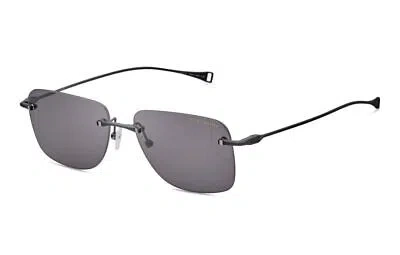 Pre-owned Dita Dls119-a-03 Lancier Lsa-119 Matte Black Sea Grey Sunglasses In Polarized