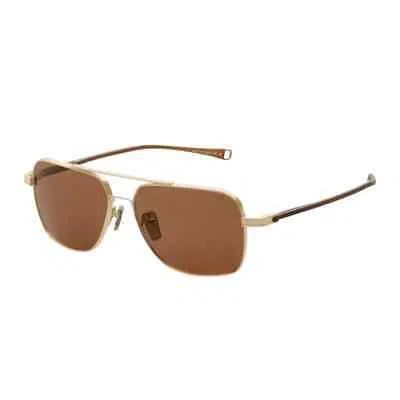 Pre-owned Dita Dls417-a-01 Lancier Lsa-417 Gold Sand - Copperhead Brown W Sunglasses In Land