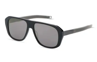 Pre-owned Dita Dls431-a-02 Lsa-431 Black - Gunmetal Sea Grey Sunglasses