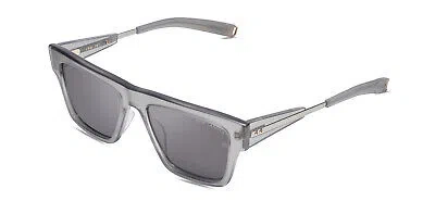 Pre-owned Dita Dls701-55-04-a Satin Crystal Grey-black Palladium Sunglasses In Grey Polar